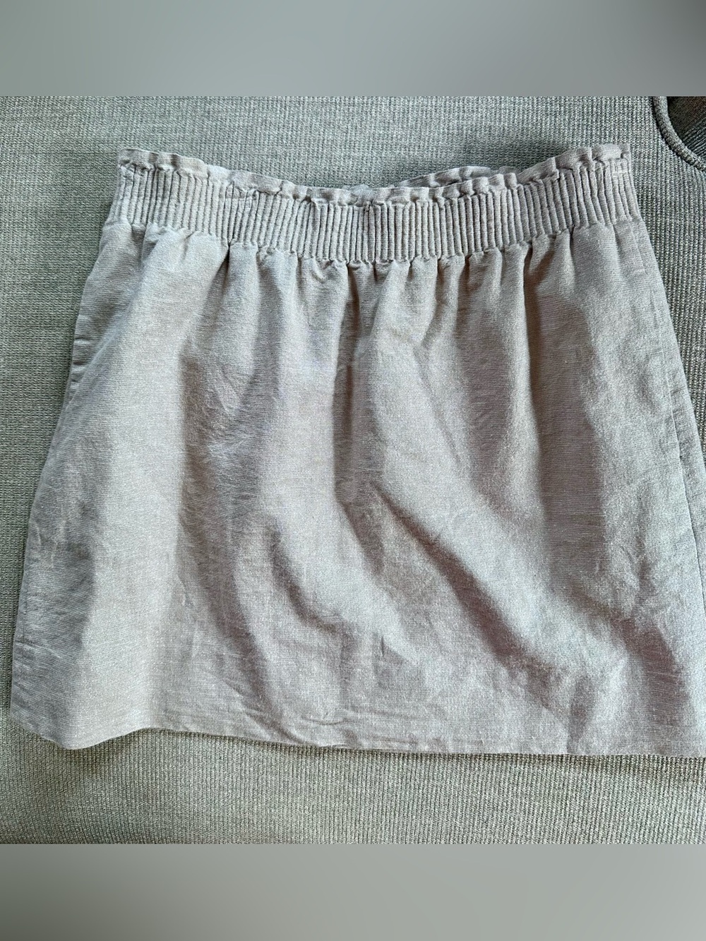 Women’s j crew Light Taupe Elastic Waist Skirt